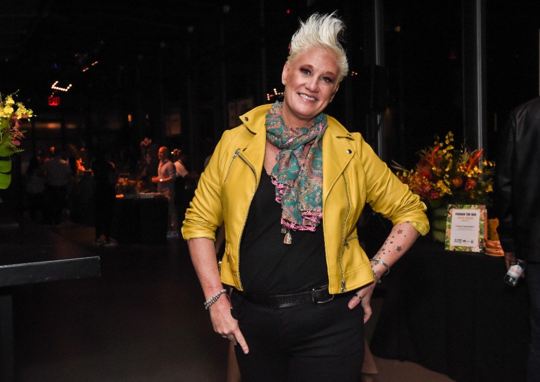 Chef Anne Burrell poses during Tiki Showdown presented by Bacardi Rums hosted by Anne Burrell during Food Network & Cooking Channel New York City Wine & Food Festival presented by Capital One at Second on October 12, 2019 in New York City.  |  Source: Getty Images