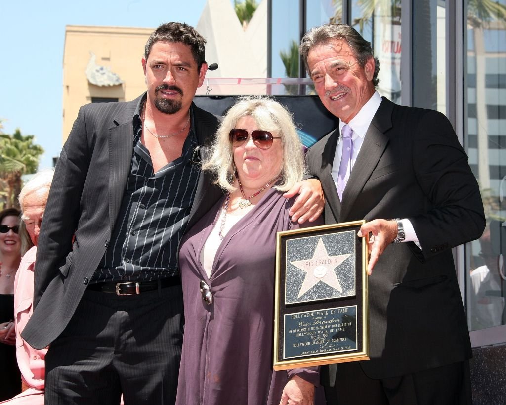 Christian Gudegast, Dale Gudegast, and Eric Braeden after Braeden was honored with the 2,342nd star on the Hollywood Walk of Fame on July 20, 2007 |  Source: Getty Images