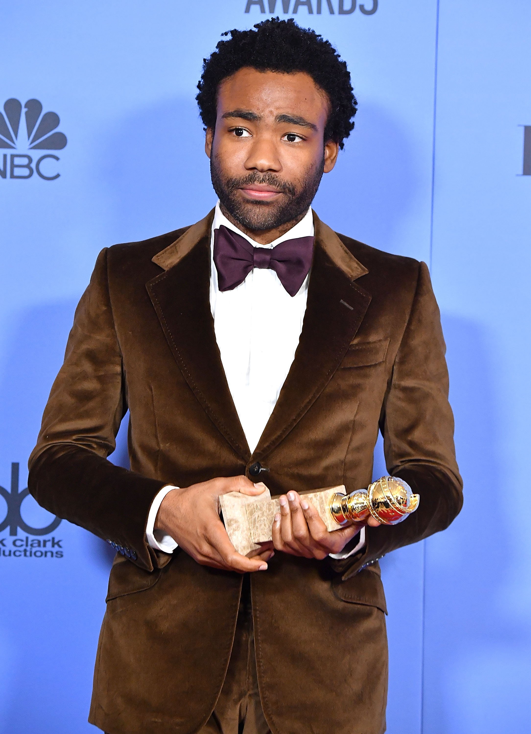 Donald Glover at The Beverly Hilton Hotel on January 8, 2017 in Beverly Hills, California.  Source: Getty Images