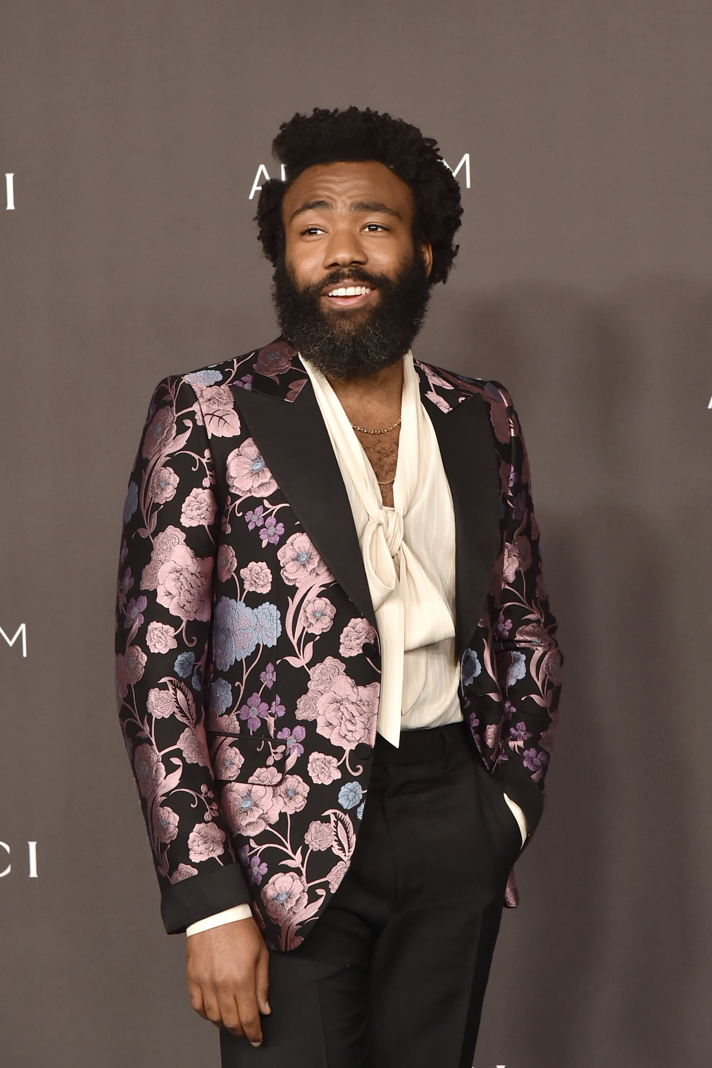 Donald Glover at LACMA on November 2, 2019 in Los Angeles, California.  Source: Getty Images