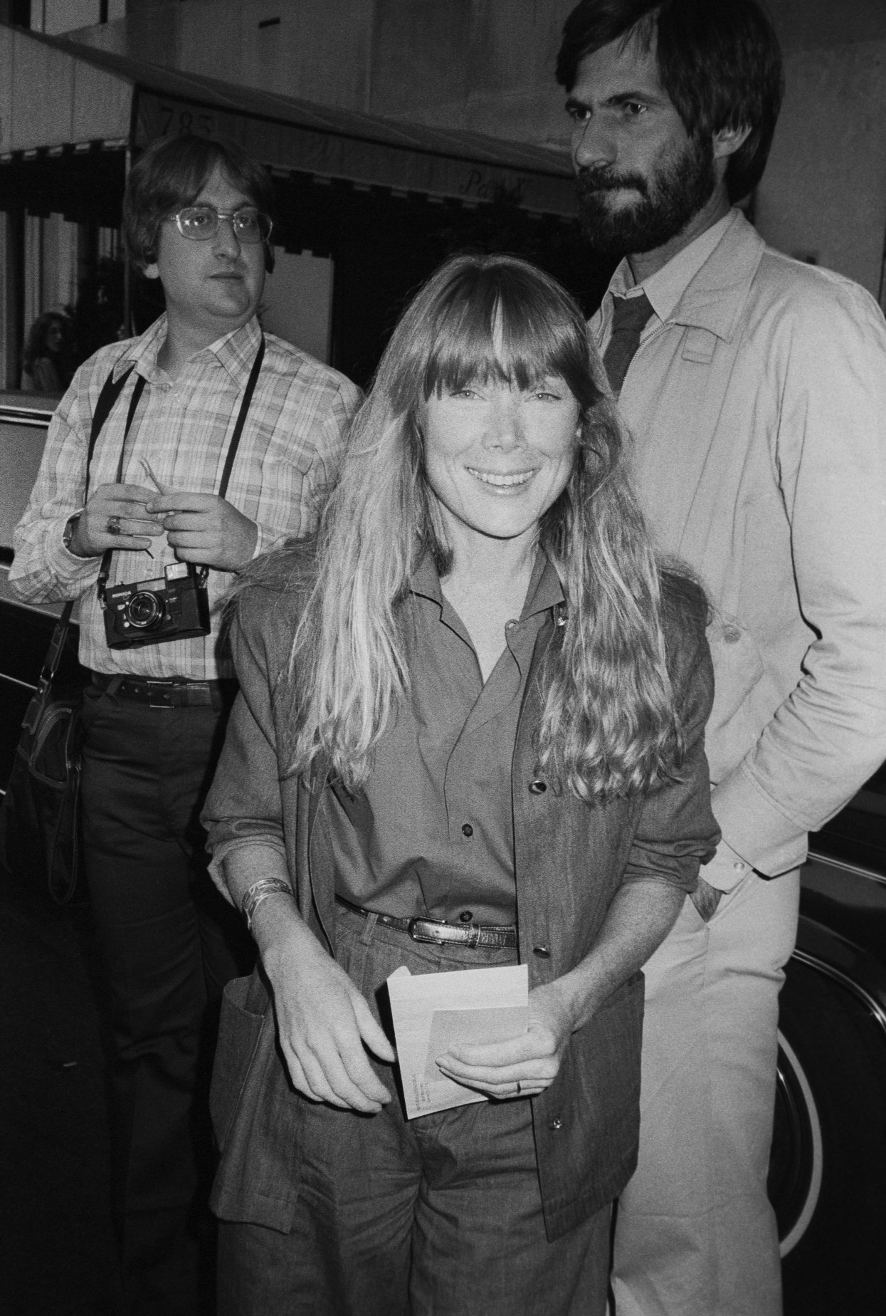 Jack Fisk with Sissy Spacek;  around 1970, in New York |  Source: Getty Images