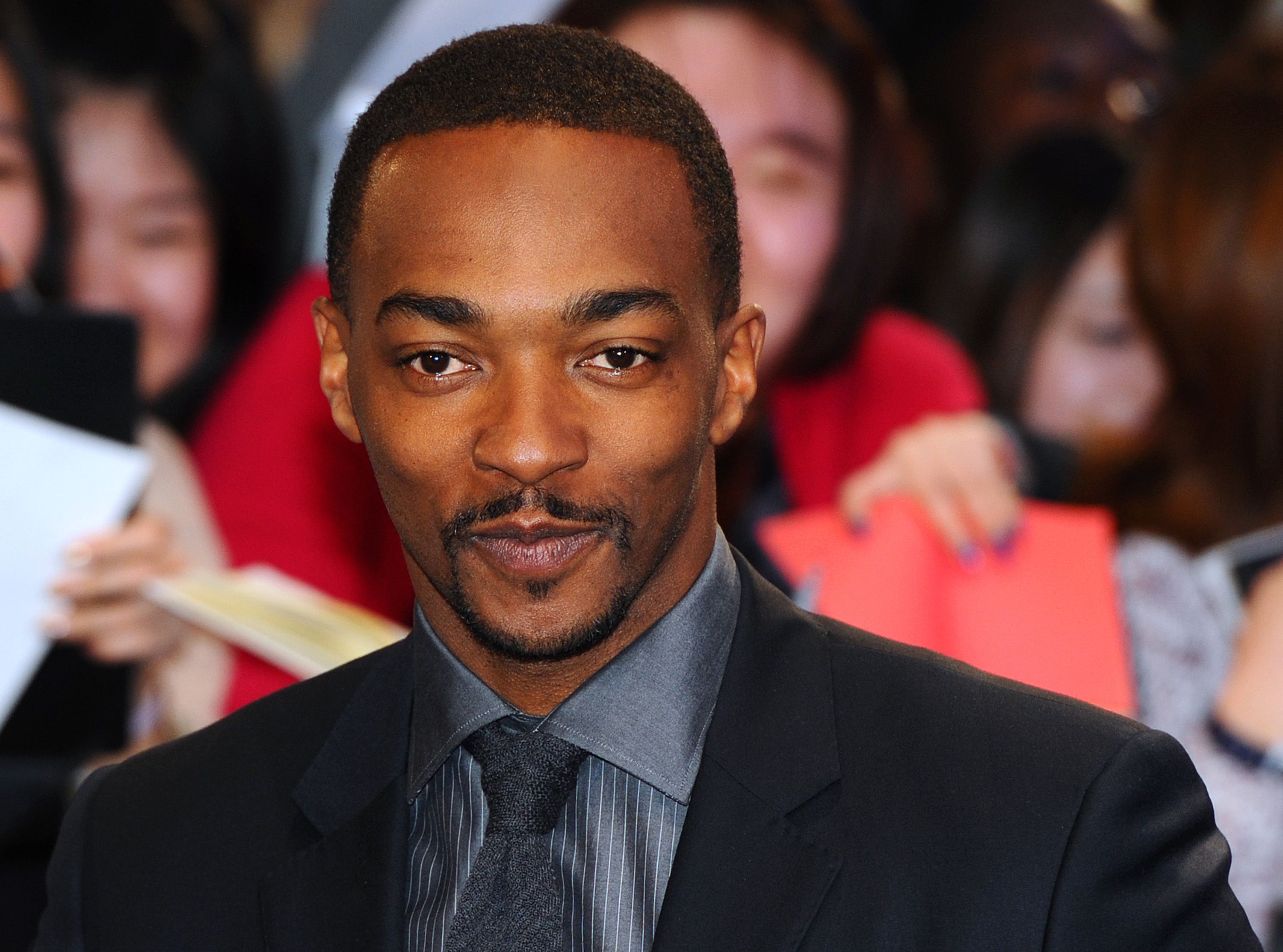 Anthony Mackie at the UK premiere of "Captain America: The Winter Soldier" at Westfield London on March 20, 2014, in London, England.  |  Source: Getty Images