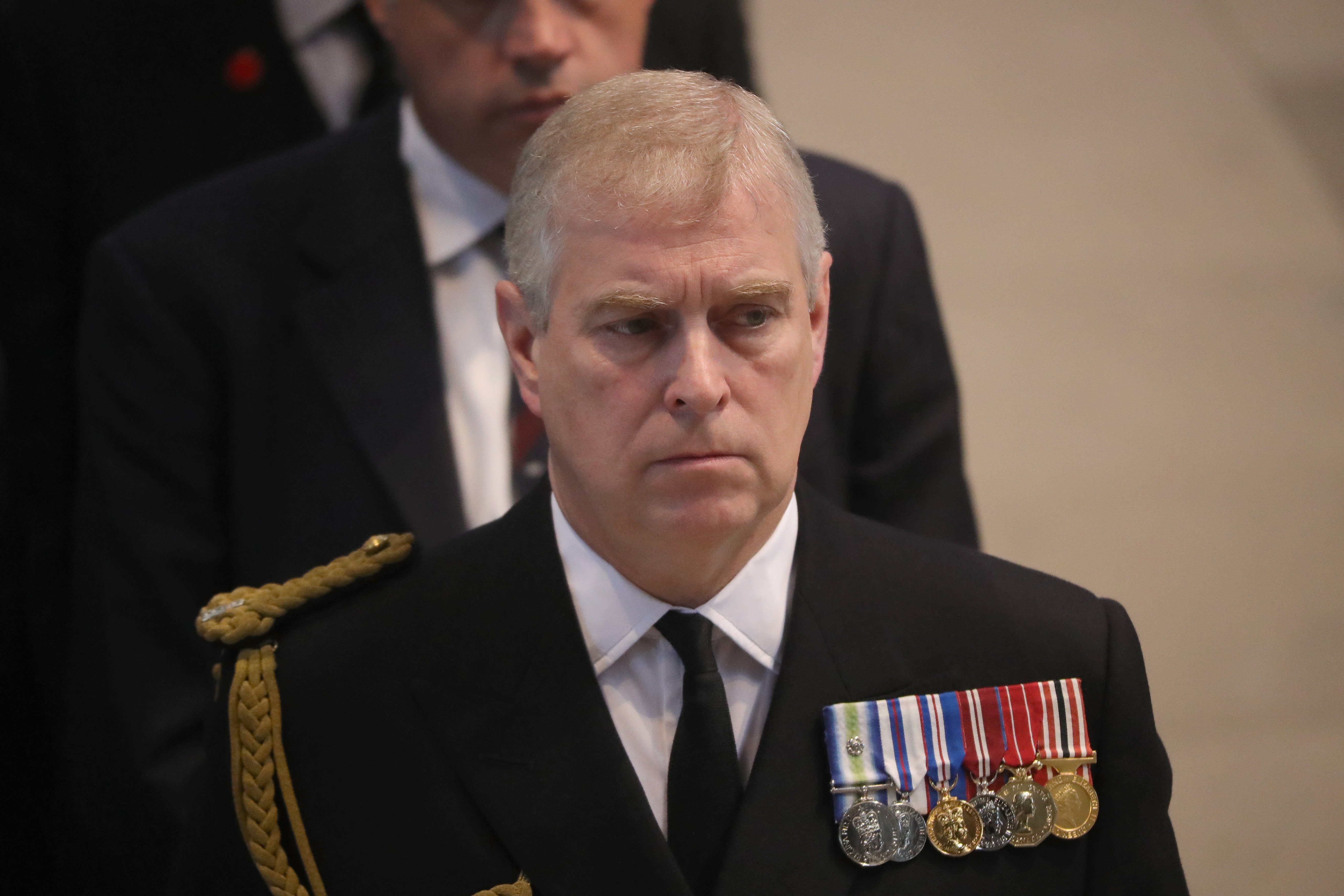 Prince Andrew at a service of remembrance at Manchester Cathedral on July 1, 2016 in Manchester, England |  Source: Getty Images