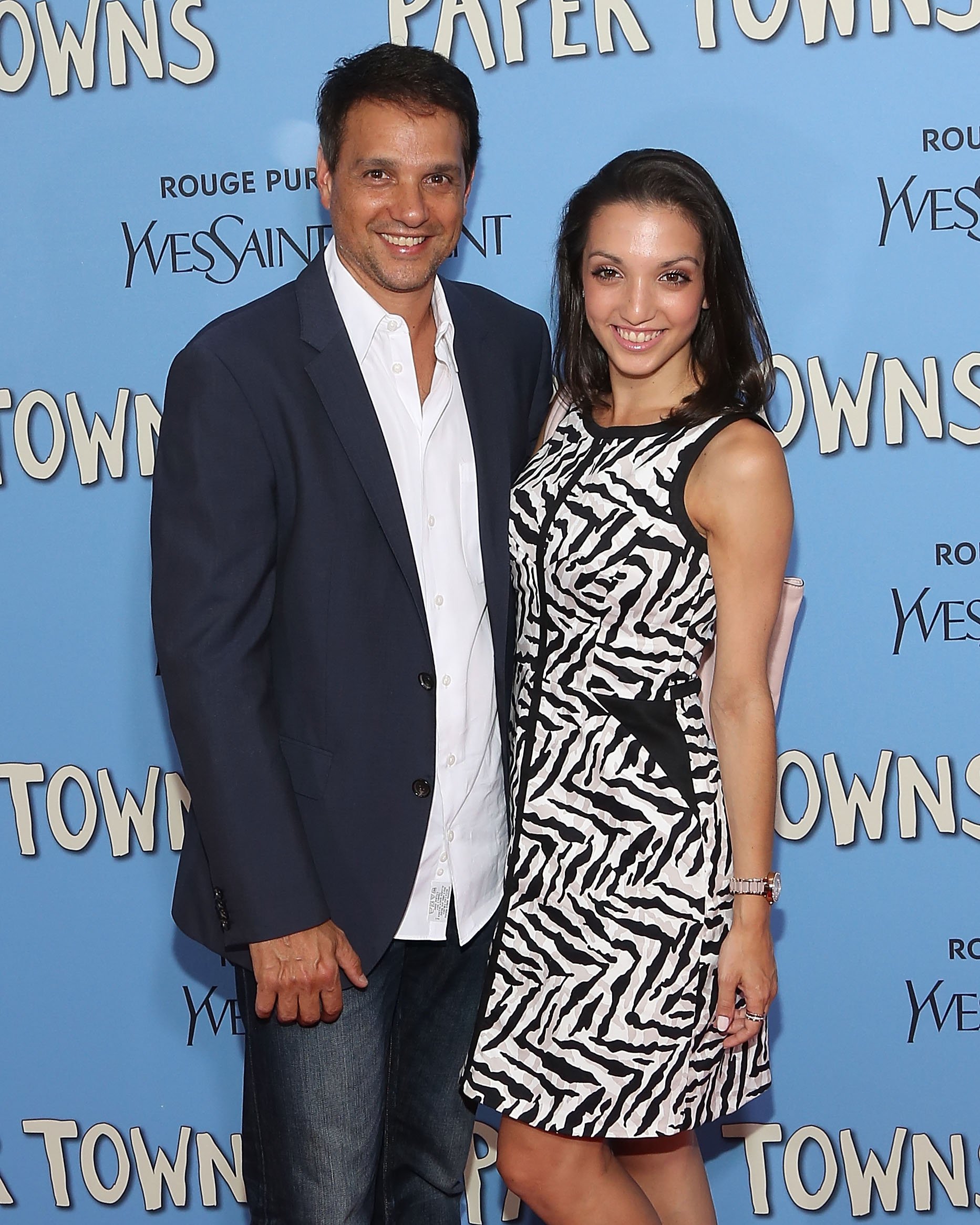 Ralph Macchio and Julia Macchio at the New York premiere of "Paper cities" on July 21, 2015 |  Source: Getty Images