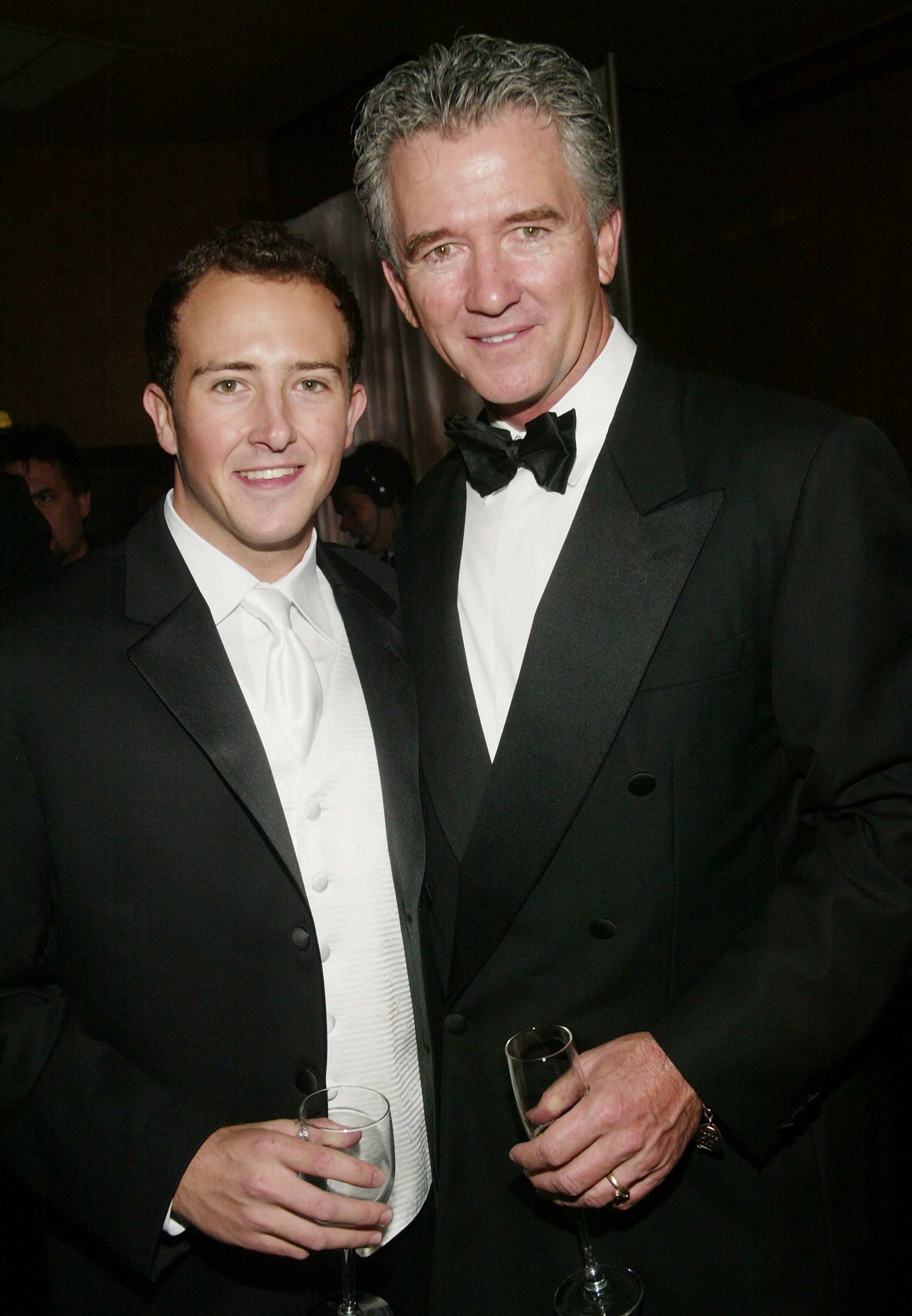Patrick Duffy and his son Conor attend the cocktail party of the "CBS at 75" television gala at the Hammerstein Ballroom on November 2, 2003 in New York City.  |  Source: Getty Images