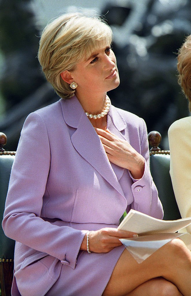 Princess Diana in Washington DC 1997. |  Source: Getty Images 