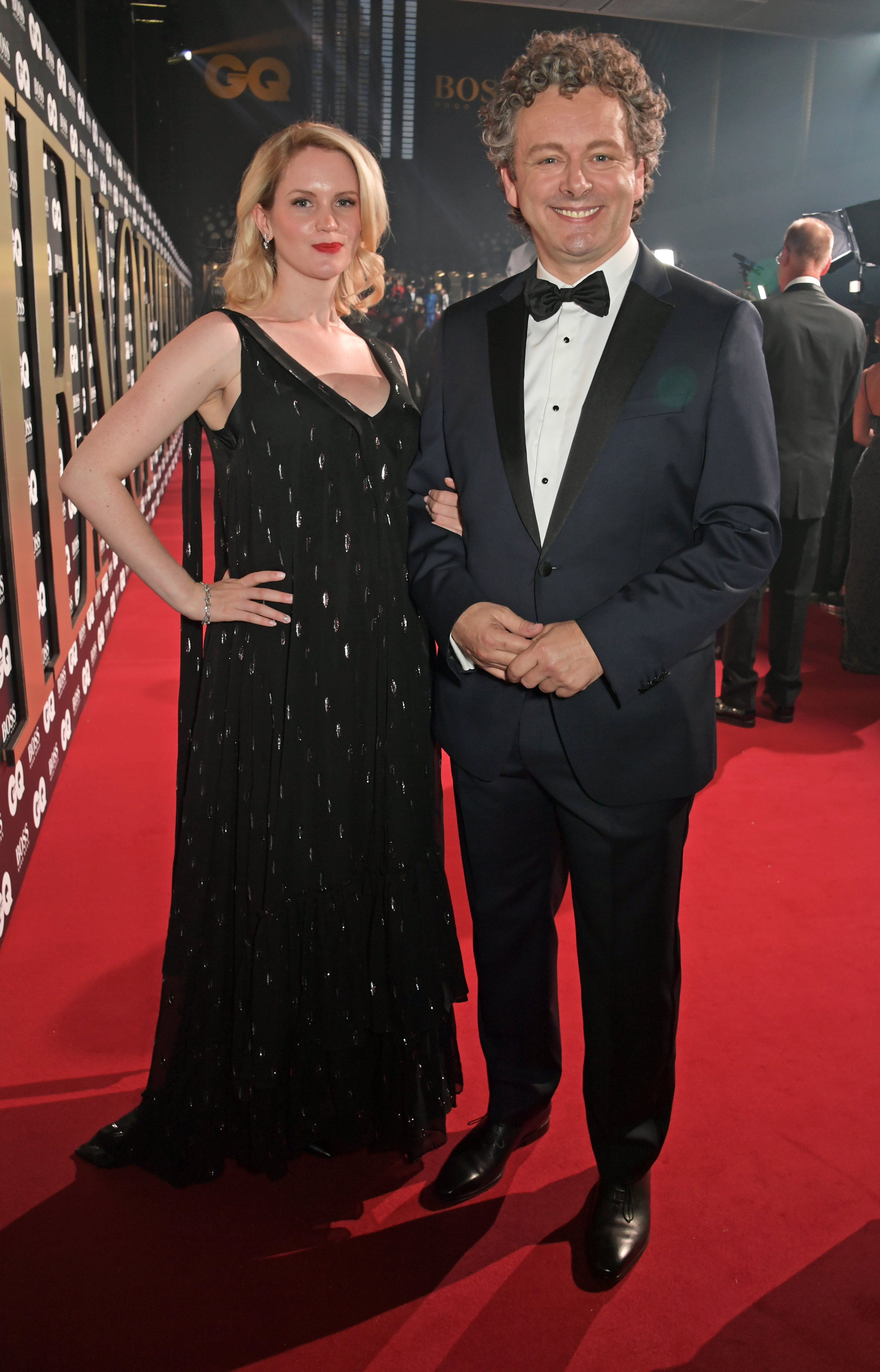     Anna Lundberg and Michael Sheen pose at the GQ Men Of The Year Awards 2019 on September 3, 2019 in London |  Source: Getty Images